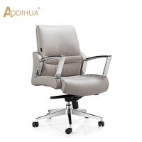 Simple Leather Computer Desk Executive Office Chair