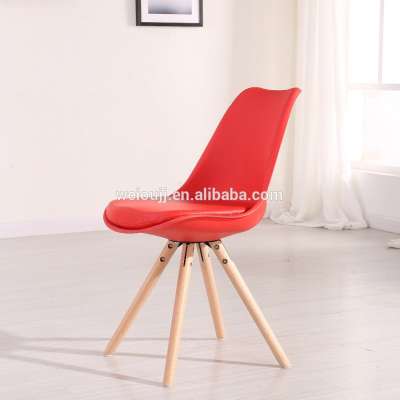 Modern coloured durable plastic message swing chair