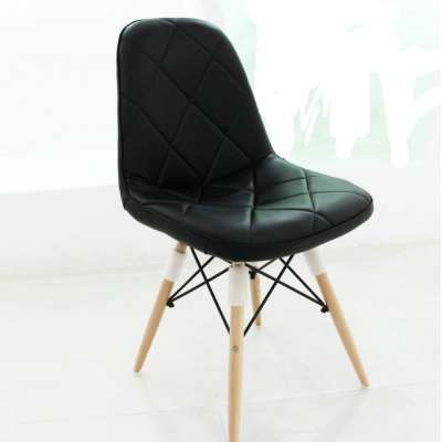 Wholesale Modern Tufted Leather Designer Nordic Steel Metal Dining Room Chair