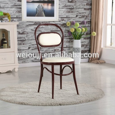 Brown elegant style Metal Framed weeding Chairs