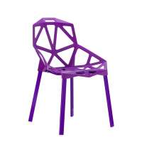 Bazhou factory direct sales  modern plastic chair with metal legs XRB-067